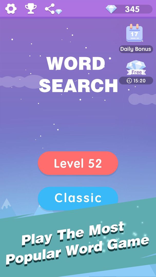 Screenshot of Word Search - Word Games