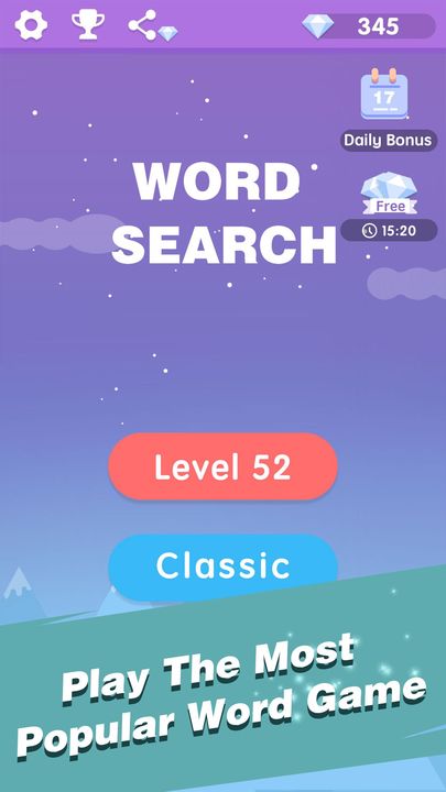 Screenshot 1 of Word Search - Word Games 1.1.10