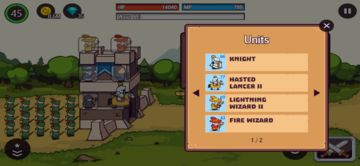 Castle Defender Saga of War Game Screenshot