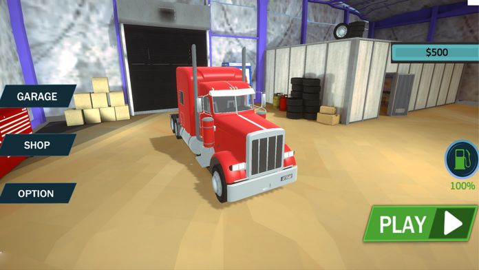 Captura de Tela do Jogo American Truck games simulator