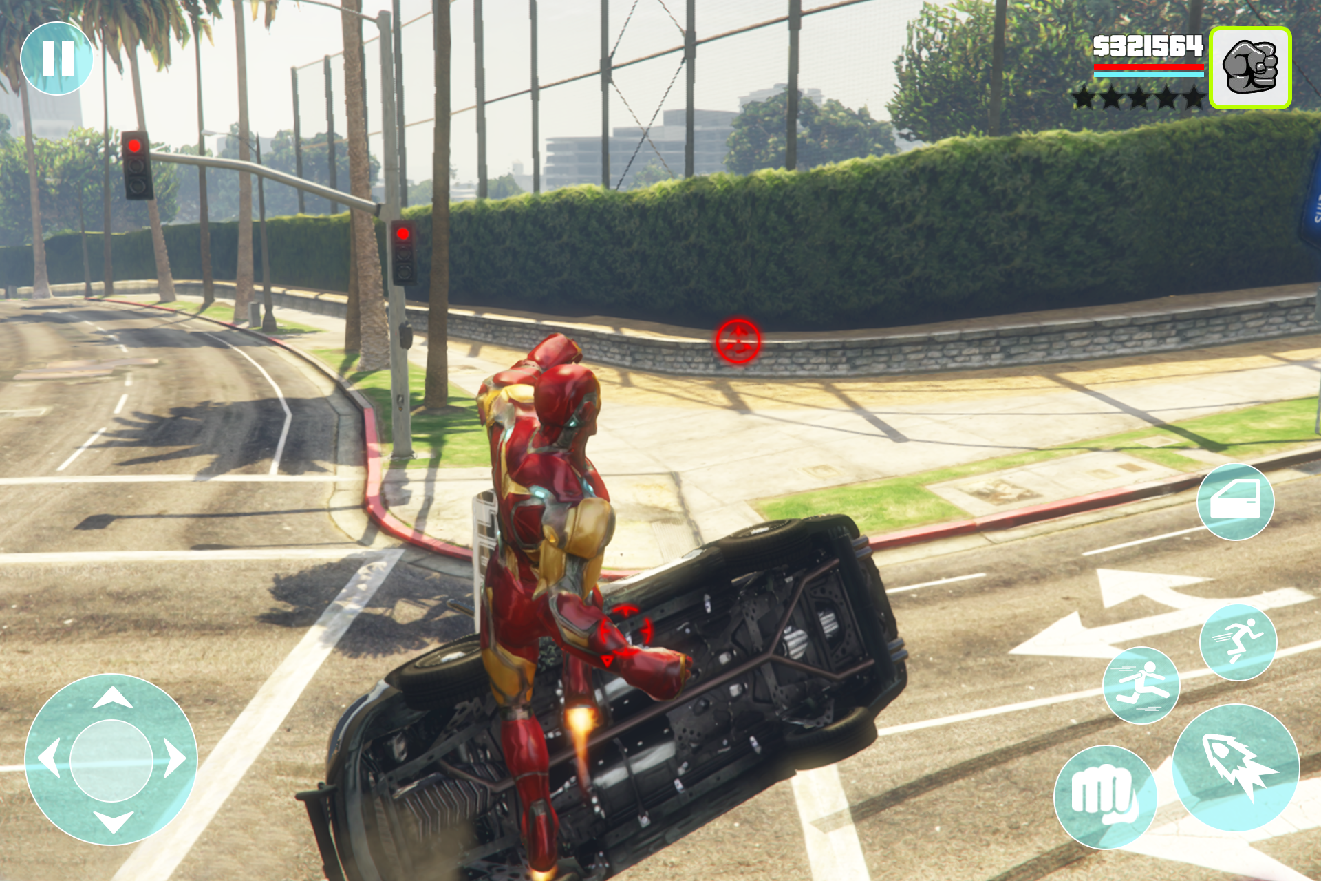 Screenshot 3 of Iron Hero Robot Crime City 3D 