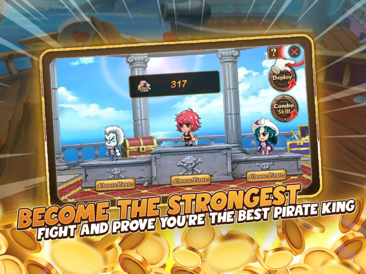 Pirate Heroes ゲームのスクリーンショット