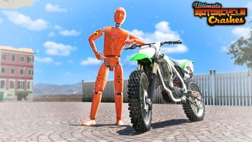 Ultimate Motorcycle Crashes - Extreme Moto Highway Game Screenshot