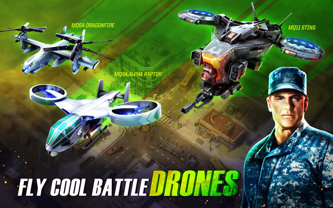 Screenshot of Drones 4: Zombie Strike