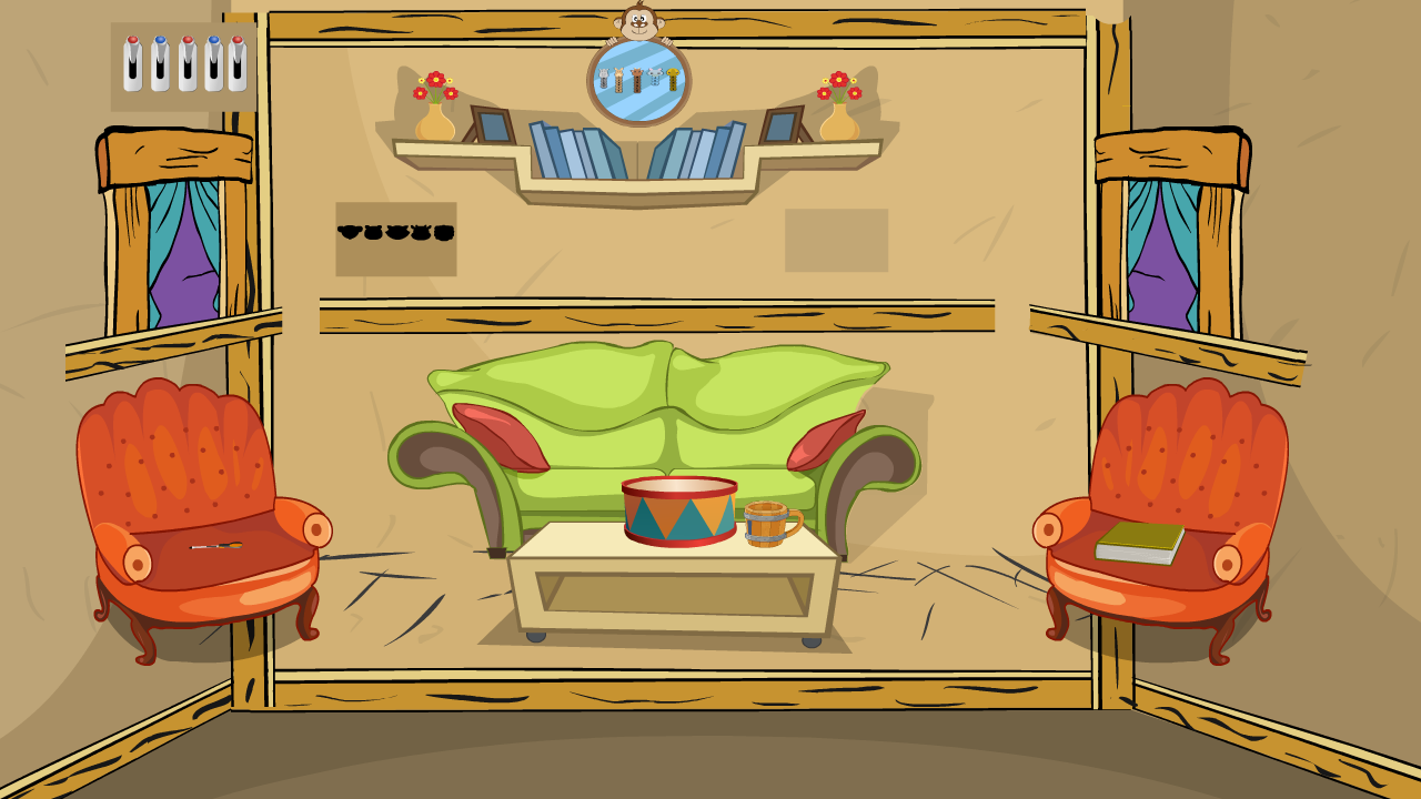 Amusing Cat Escape ゲームのスクリーンショット