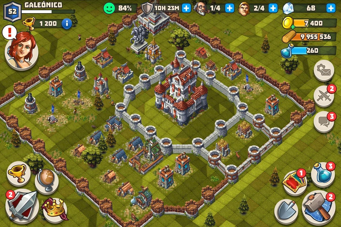 Lords & Castles - RTS MMO Game Game Screenshot