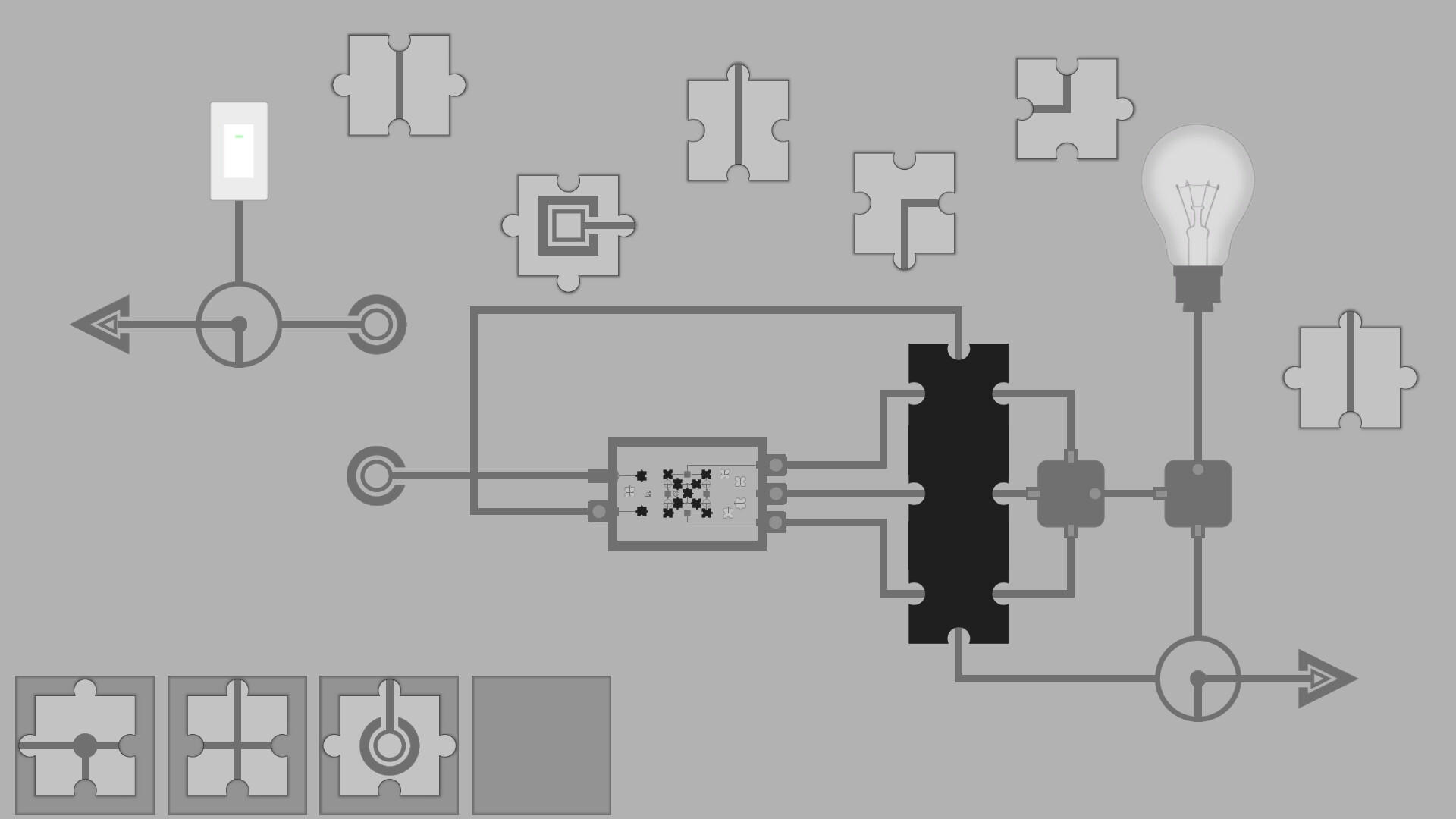 Turn on the light - Jigsaw Game Screenshot