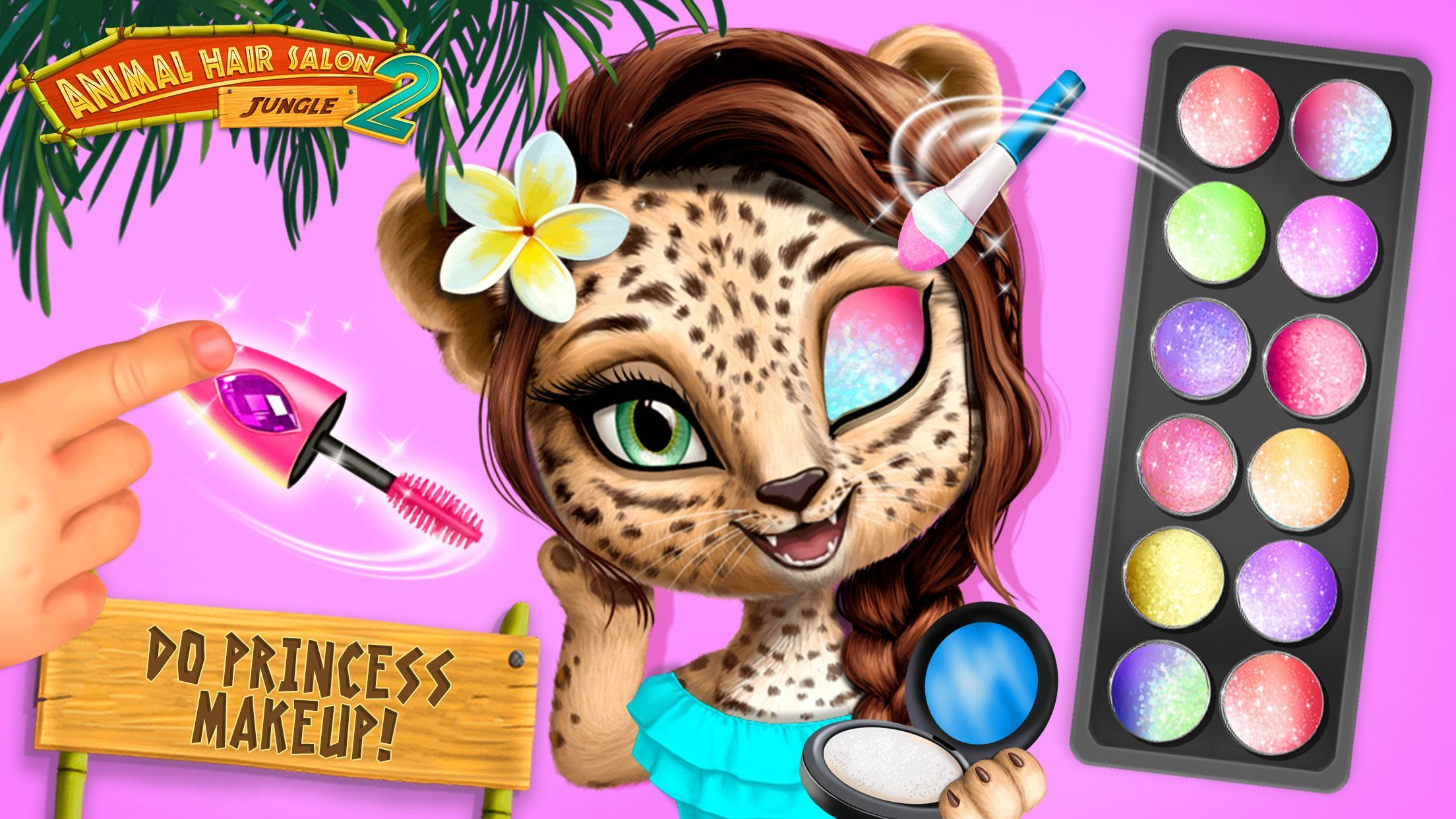 Screenshot 1 of Salão de cabeleireiro Jungle Animal 2 8.0.20095