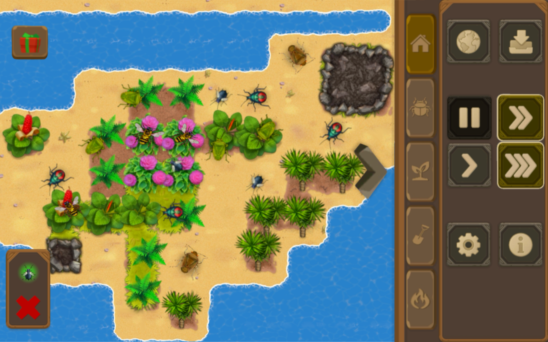 BugBox: Tiny Life Sandbox Game Screenshot