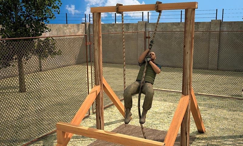 Captura de Tela do Jogo Military Training Game