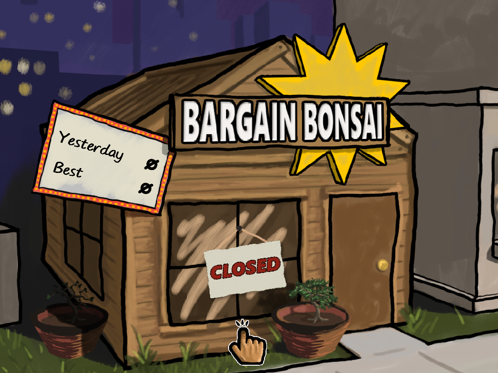 Bargain Bonsai Game Screenshot