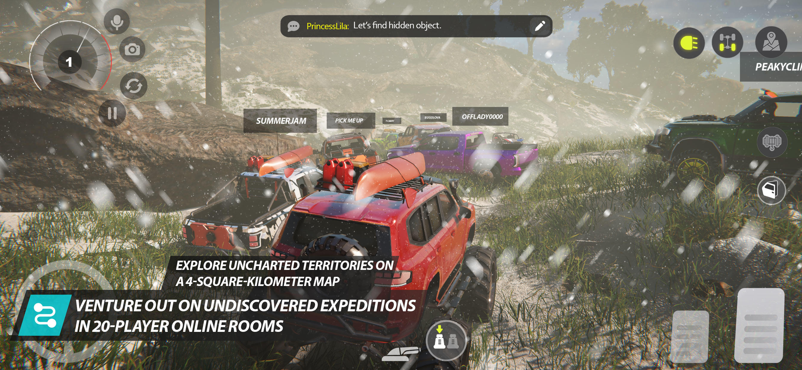 Offroad League Online Game Screenshot