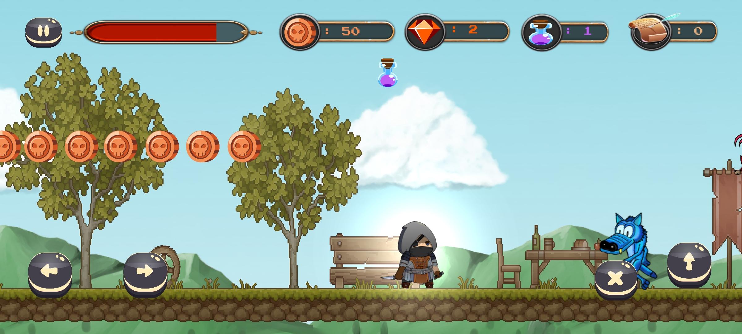 Blade Man : Adventure Game Game Screenshot