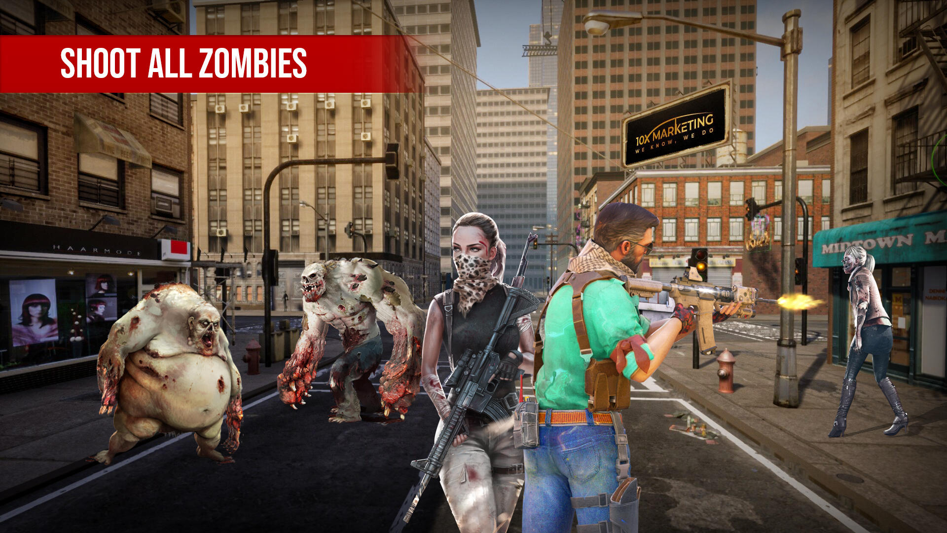 Zombie FPS Gun Shooting Games Game Screenshot