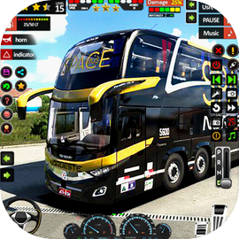 도시 버스 운전 모의 실험 장치 3D