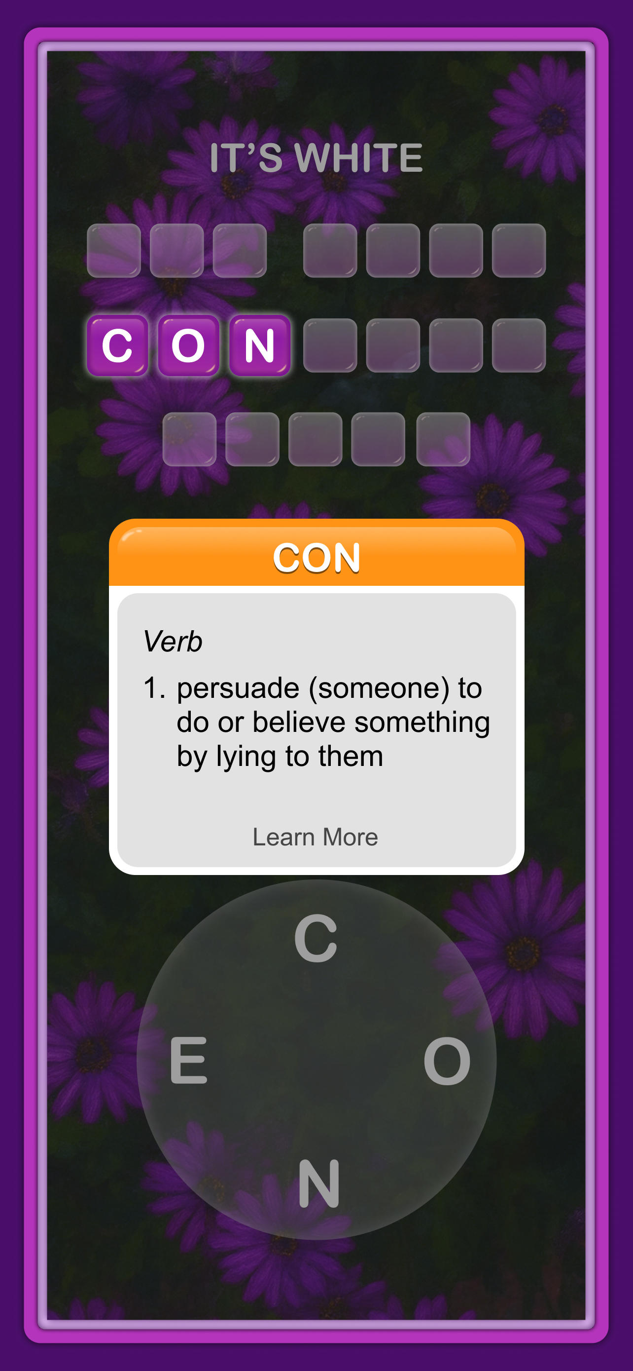 Captura de Tela do Jogo Word Trip - Word Puzzle Game