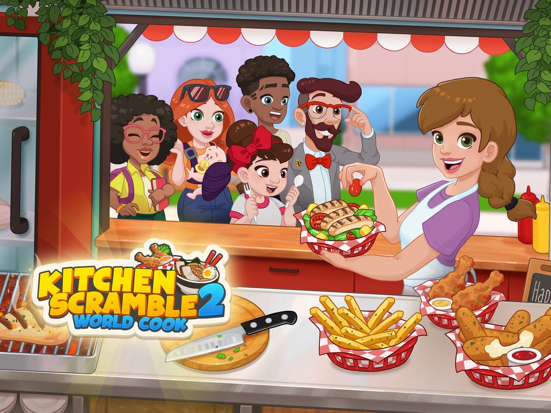 Kitchen Scramble 2: World Cook ภาพหน้าจอเกม