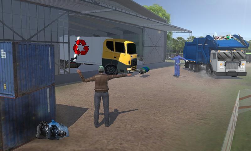 Screenshot of Road Garbage Dump Truck Driver