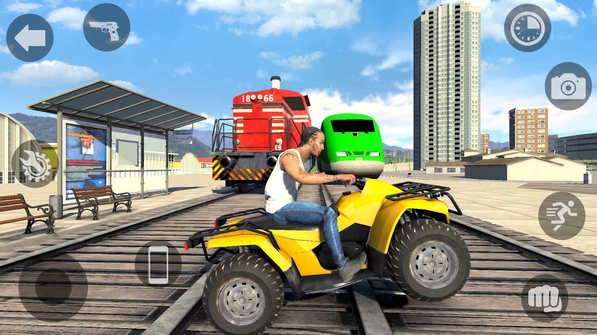 Indian Bike Crime Driving 3D Game Screenshot