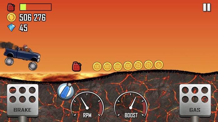 Hill Climb Racing+ Game Screenshot