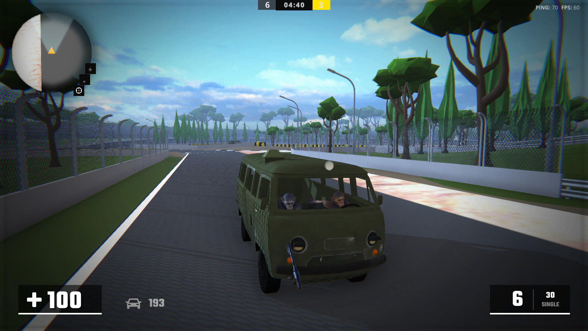 Screenshot of Apewar