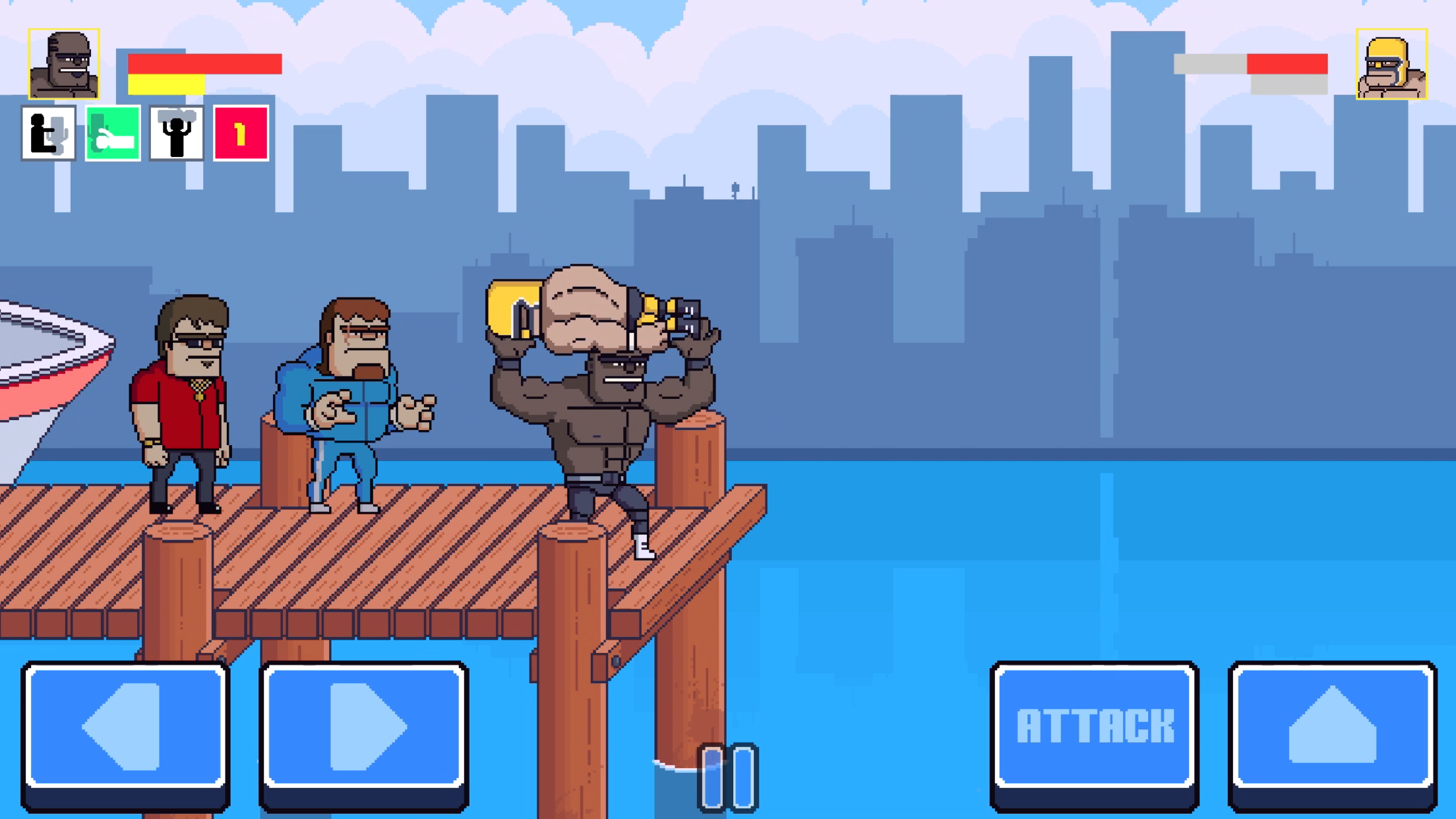 Rowdy City Wrestling Game Screenshot