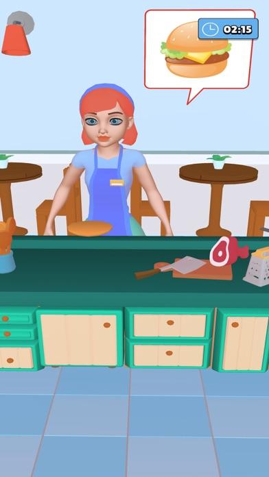 Captura de Tela do Jogo Food Merge 3D