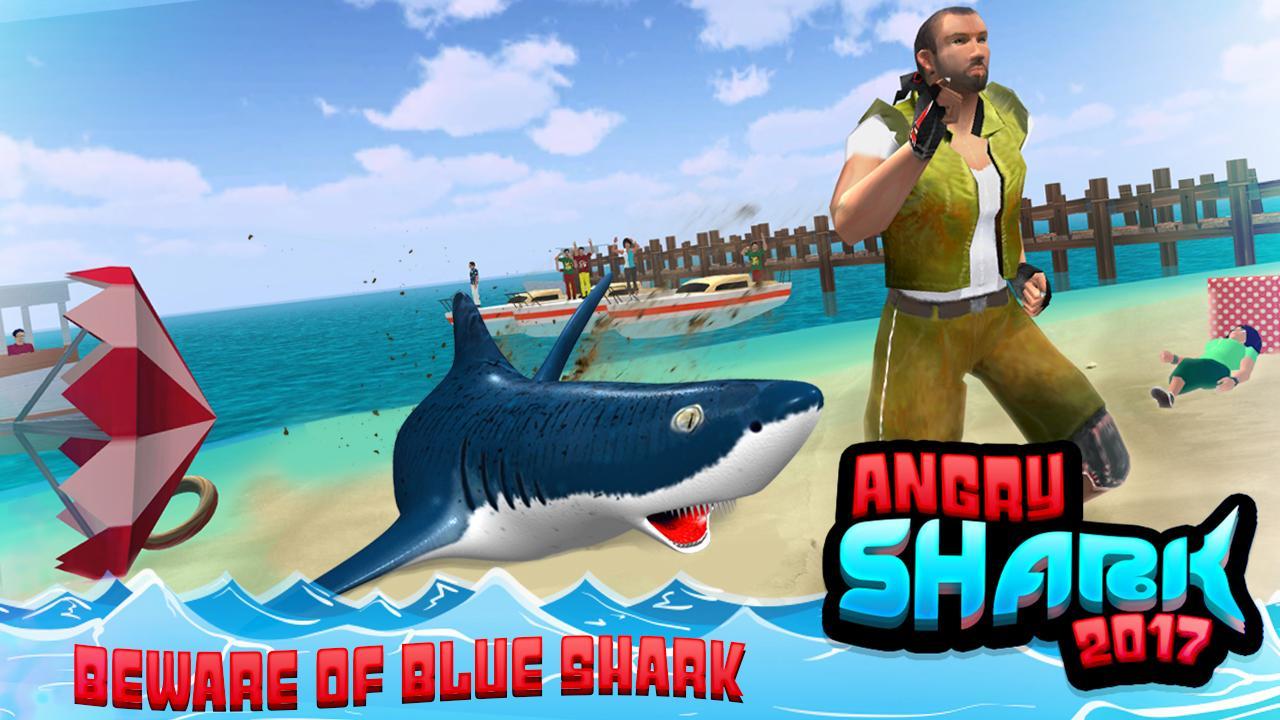 Angry Shark 2017 : Simulator Game ゲームのスクリーンショット