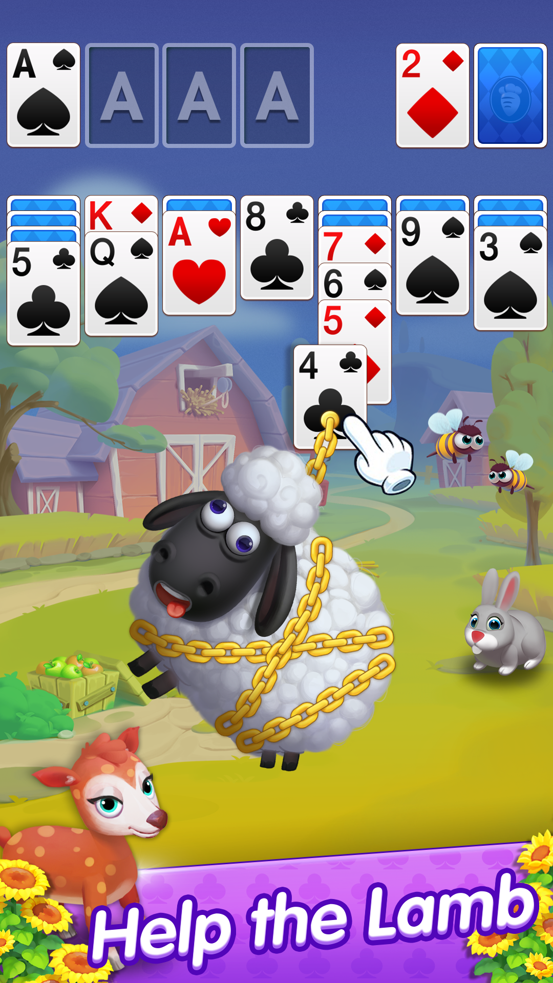 Solitaire Farm Game Screenshot