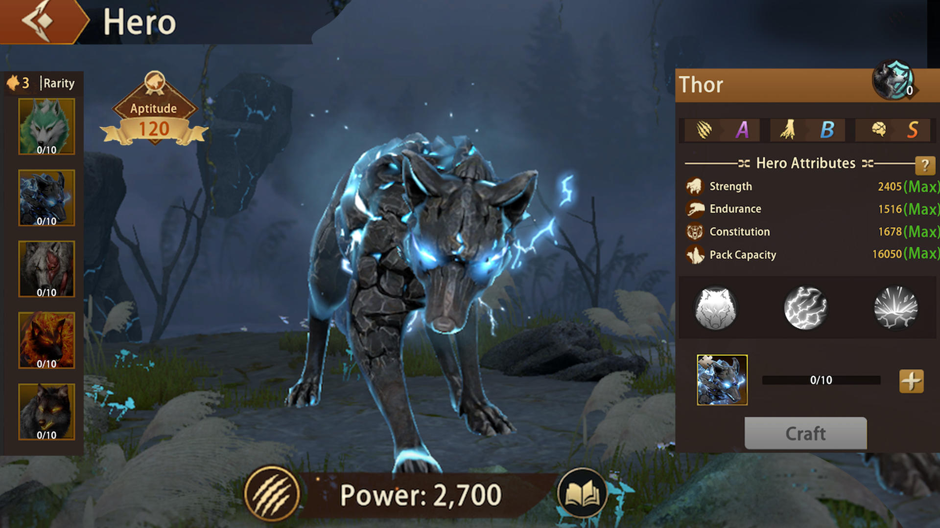 Wolf Game: Wild Animal Wars Game Screenshot