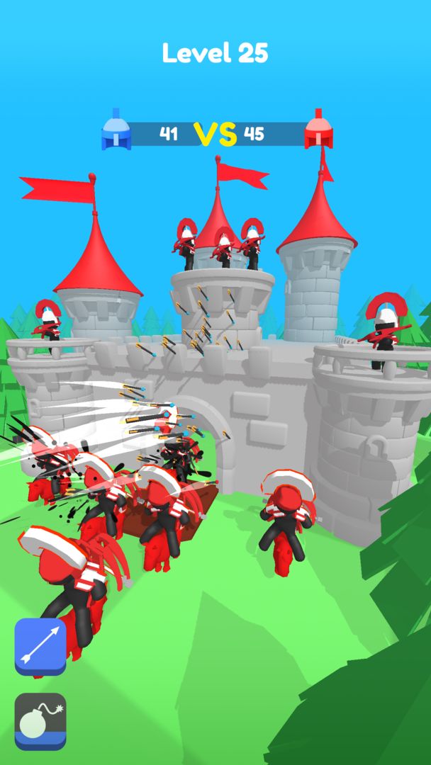 合併弓箭手：城堡防衛戰遊戲截圖