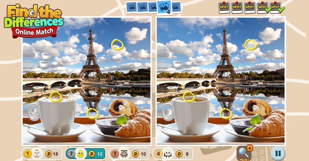 Screenshot of Find the Differences - Online Match
