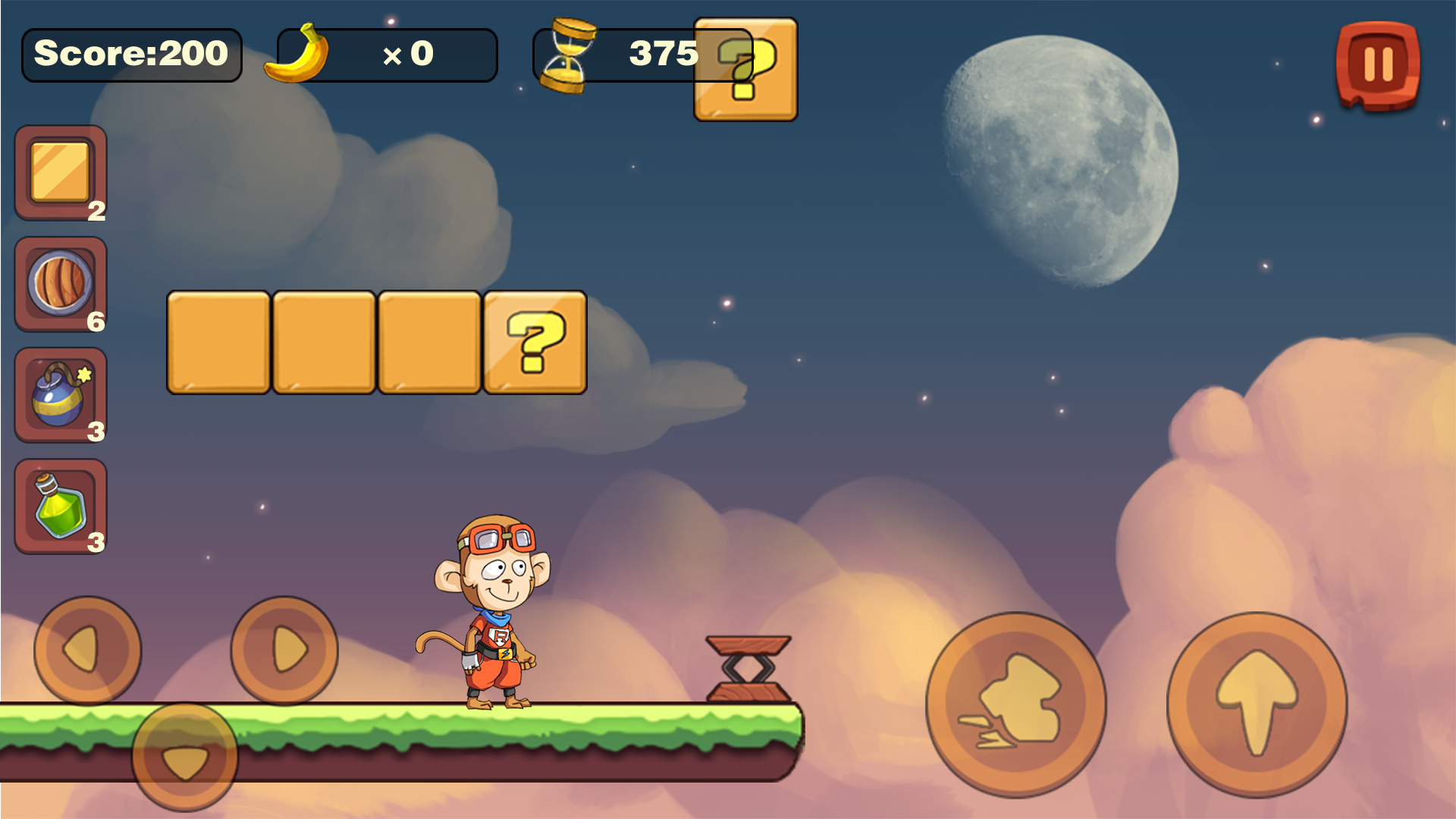 Monkey Run Adventure - Jungle Story - Banana World ภาพหน้าจอเกม