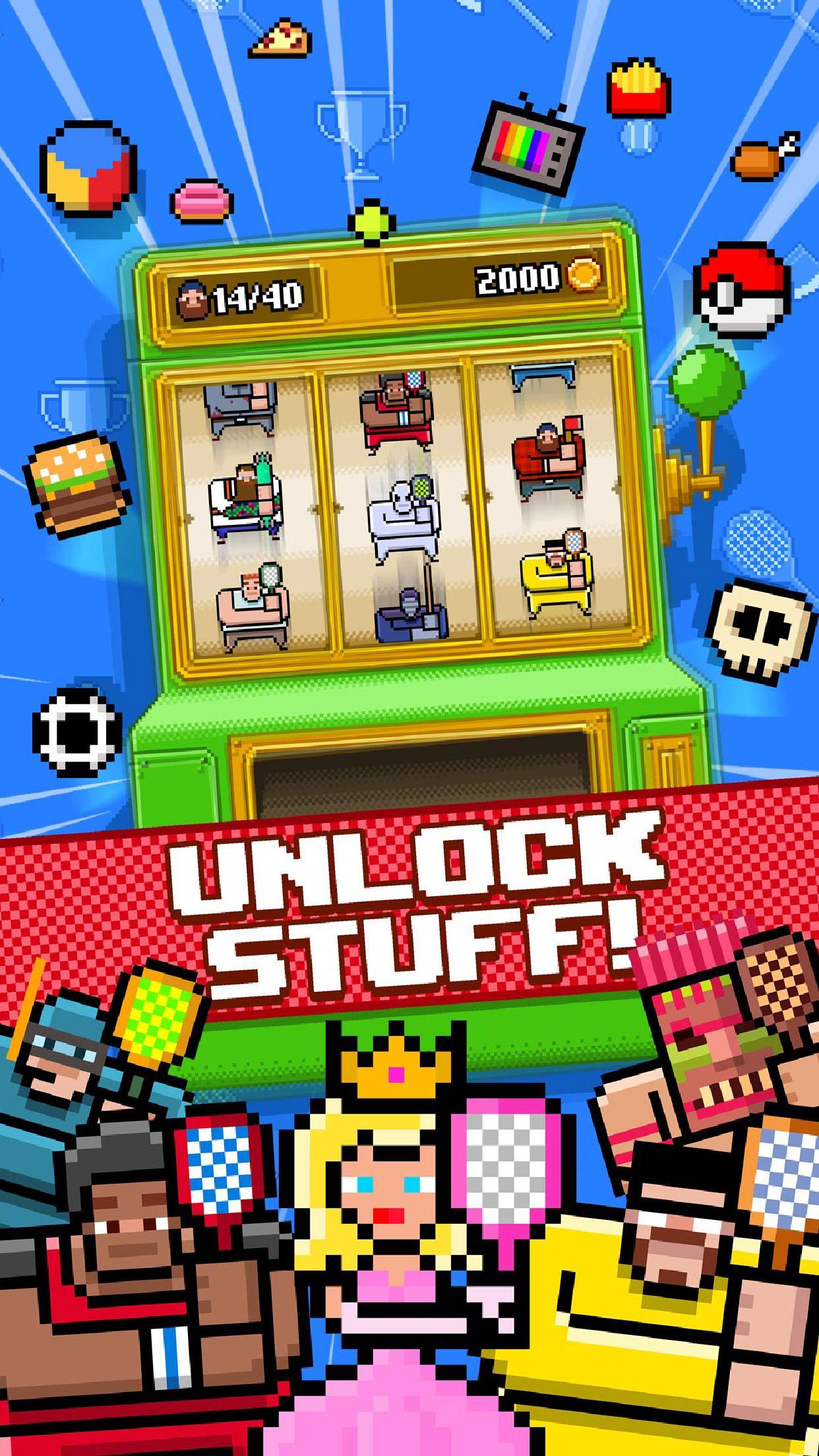 Timber Tennis 遊戲截圖