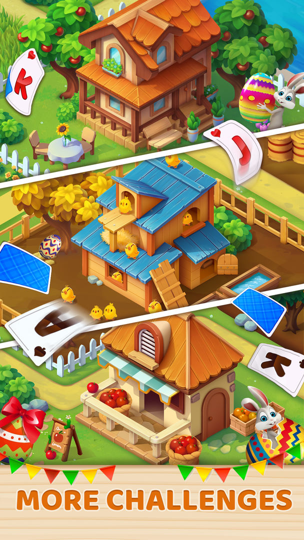 Solitaire Tripeaks: Farm Story遊戲截圖