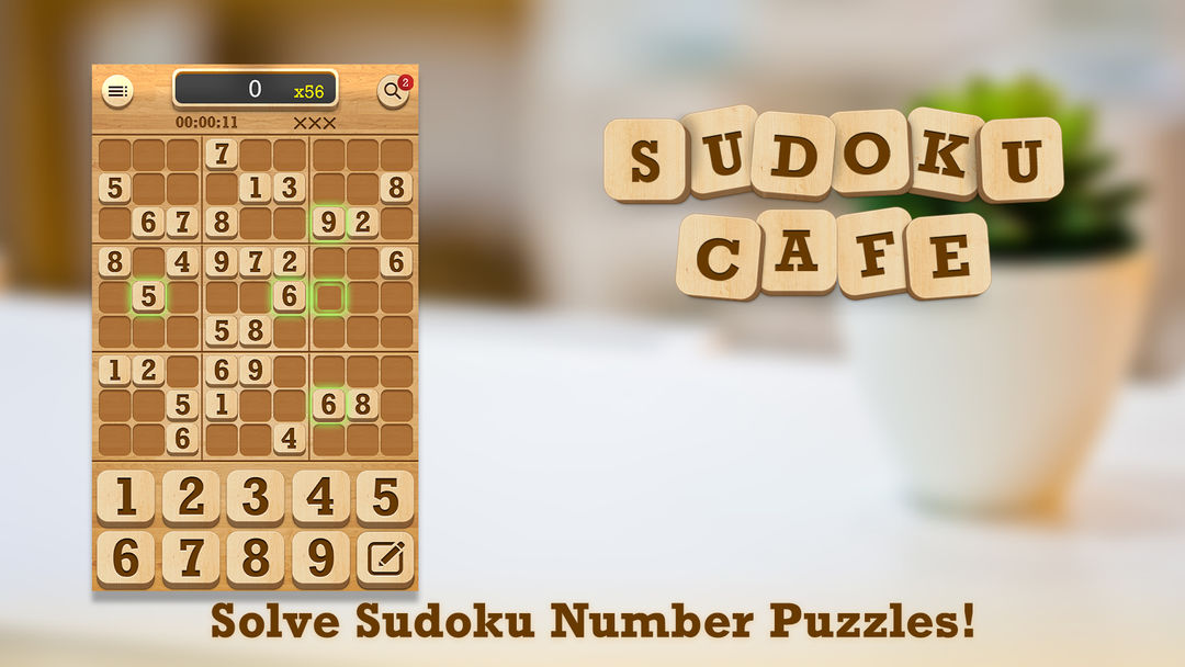 Screenshot of Sudoku Cafe