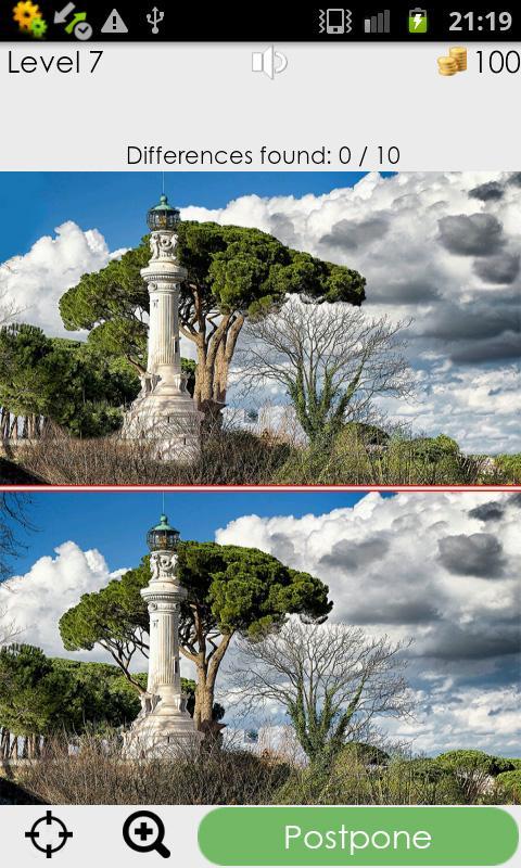 Find 10 Differences Game Screenshot