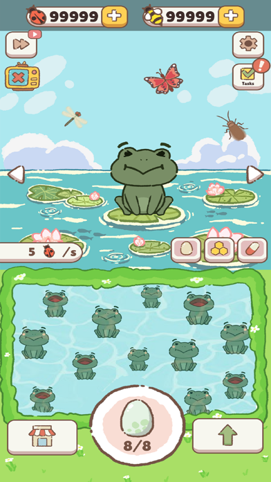Screenshot of Frog Idle