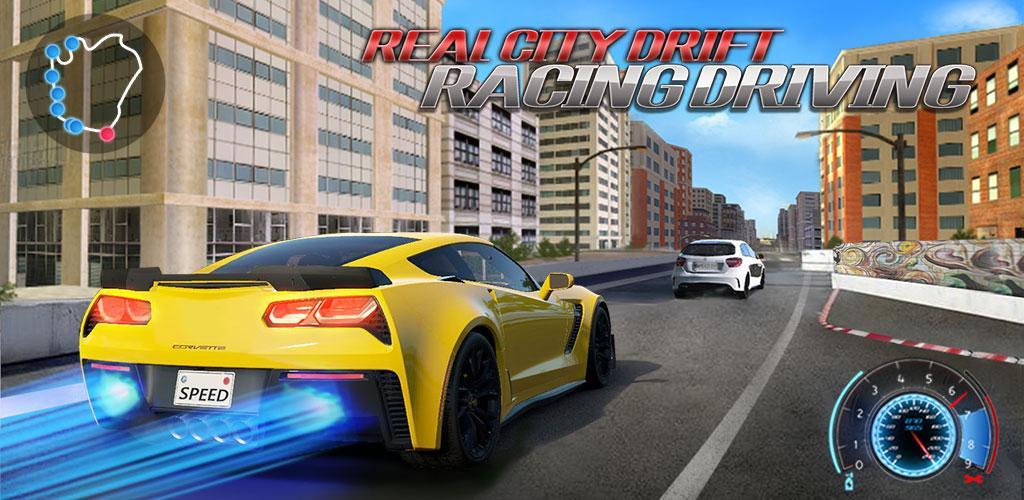 Banner of Real City Drift Racing Fahren 2.0.4