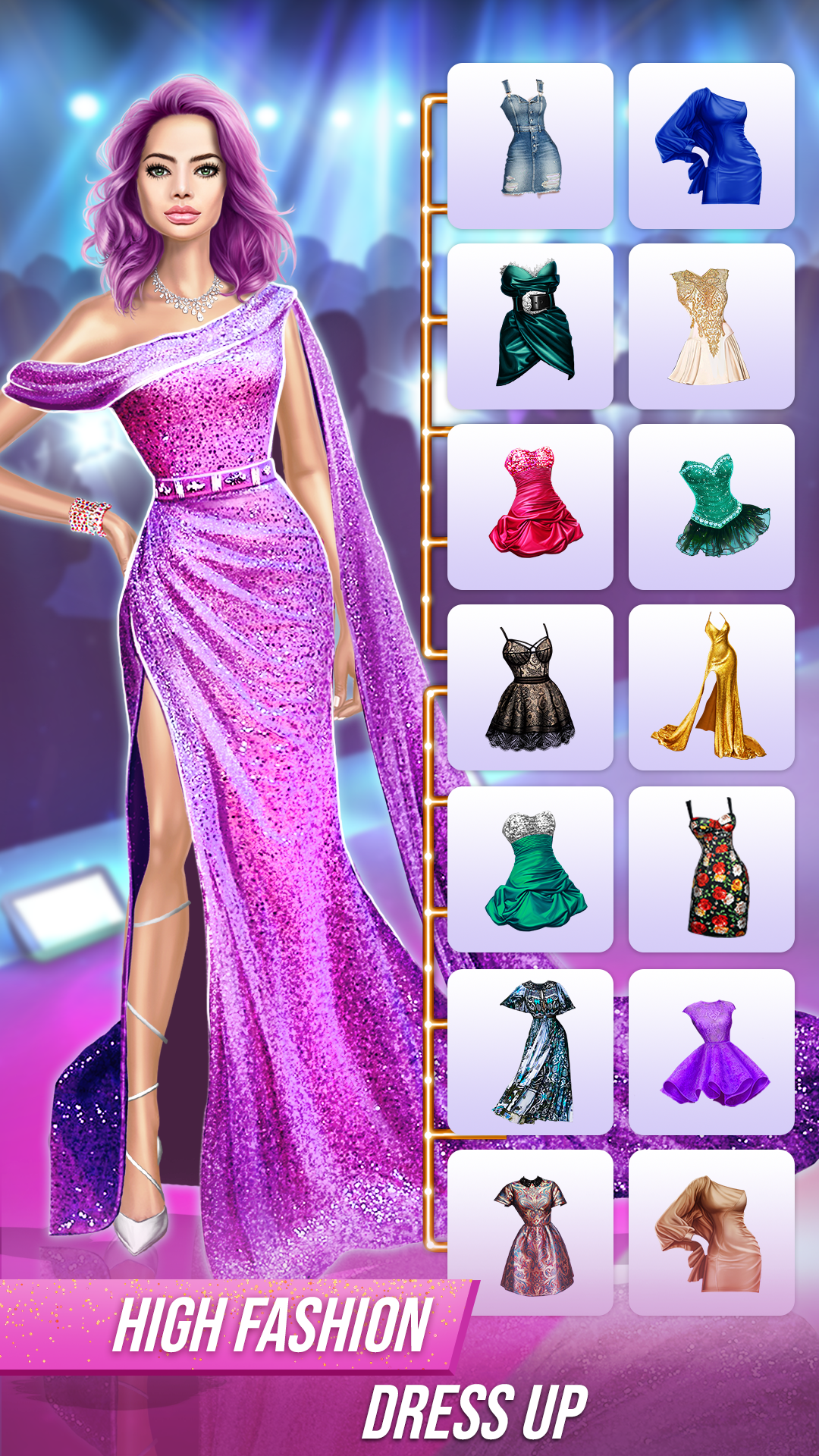 green emerald velvet dress Makeup Game Fashion Challenge