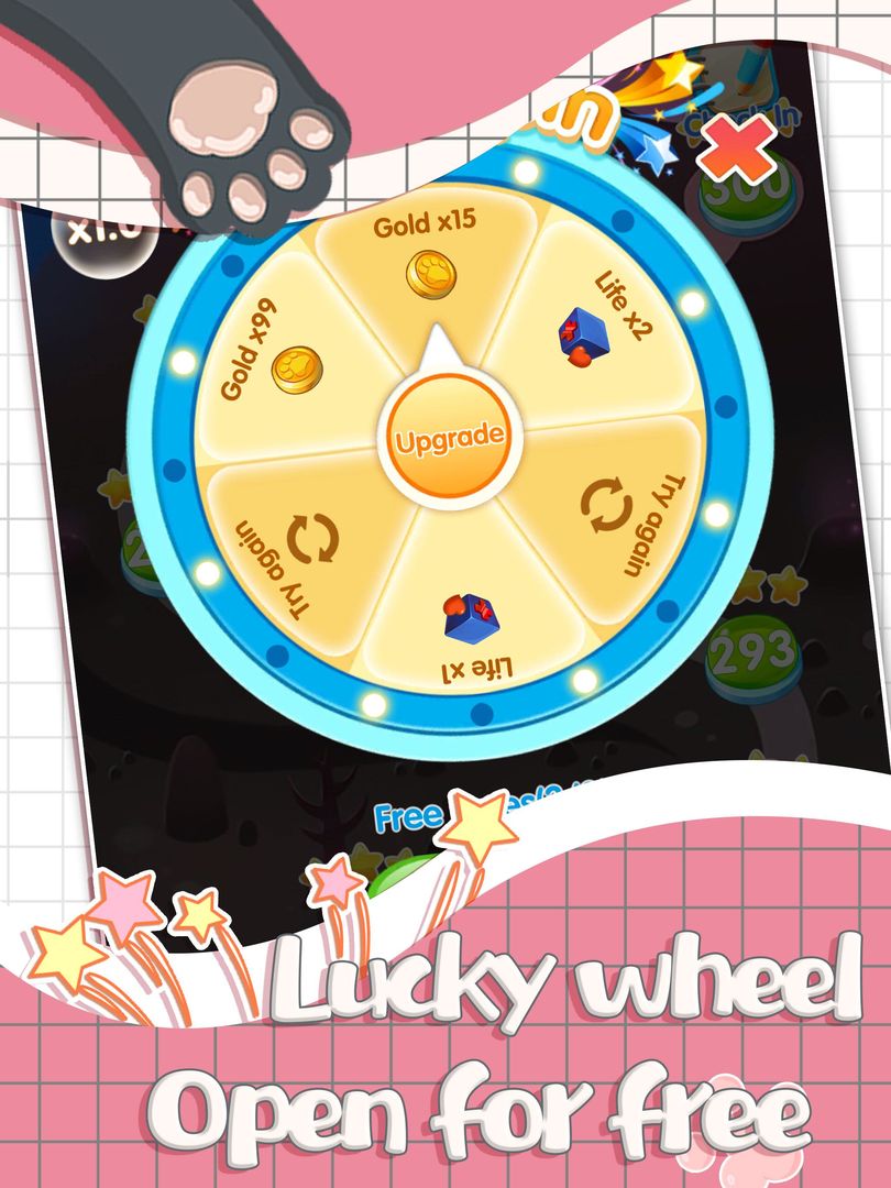 Screenshot of Bubble Bobble Cat - Shoot Bubble Game
