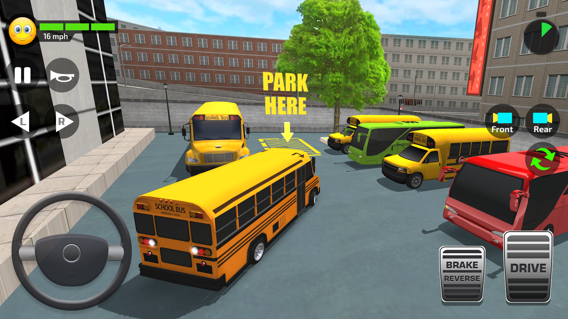 Screenshot 1 of School Bus Simulator မောင်းနှင်ခြင်း။ 6.0