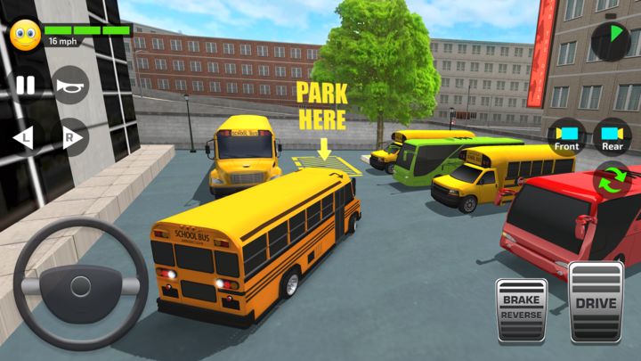 Screenshot 1 of School Bus Simulator Driving 6.0