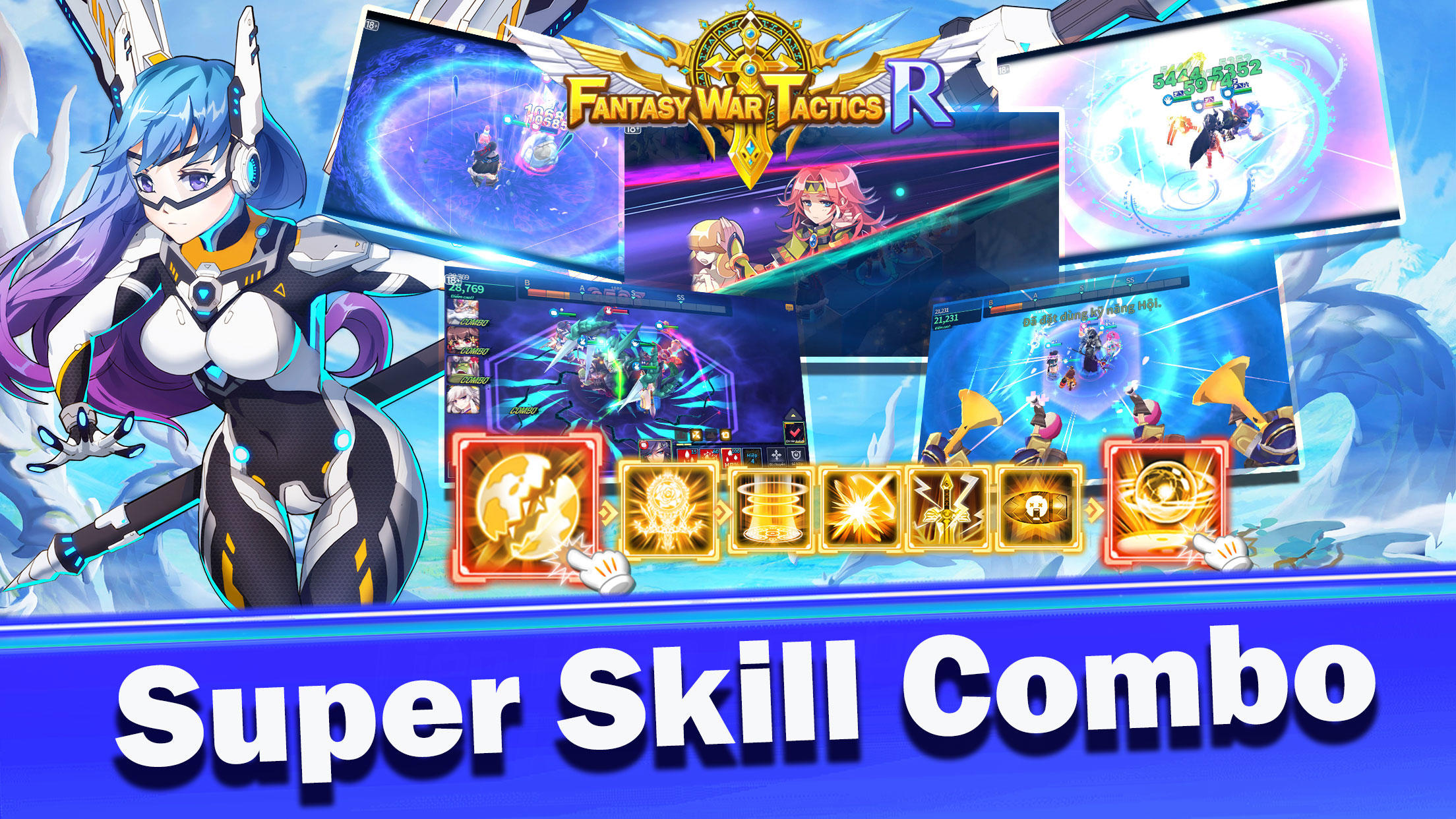 Captura de Tela do Jogo Fantasy War Tactics R