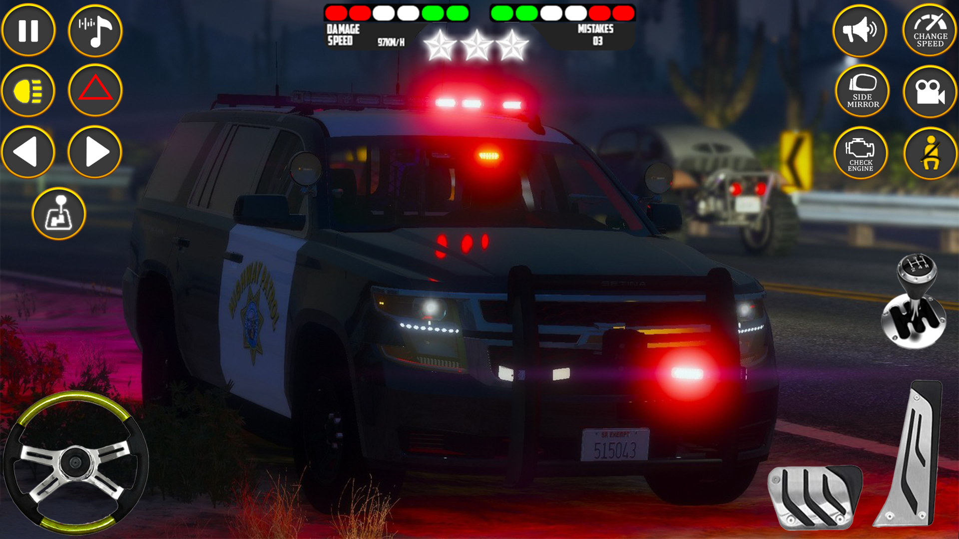 City Police Car Chase Games 3D ภาพหน้าจอเกม