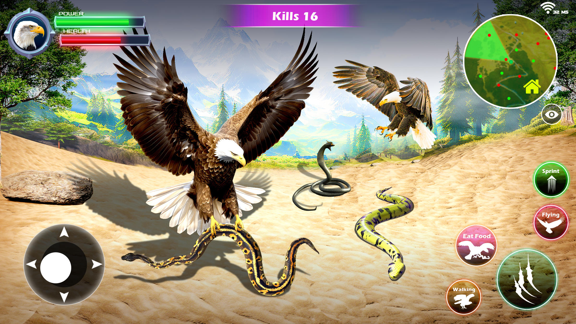 Real Eagle Simulator Bird Sim Game Screenshot
