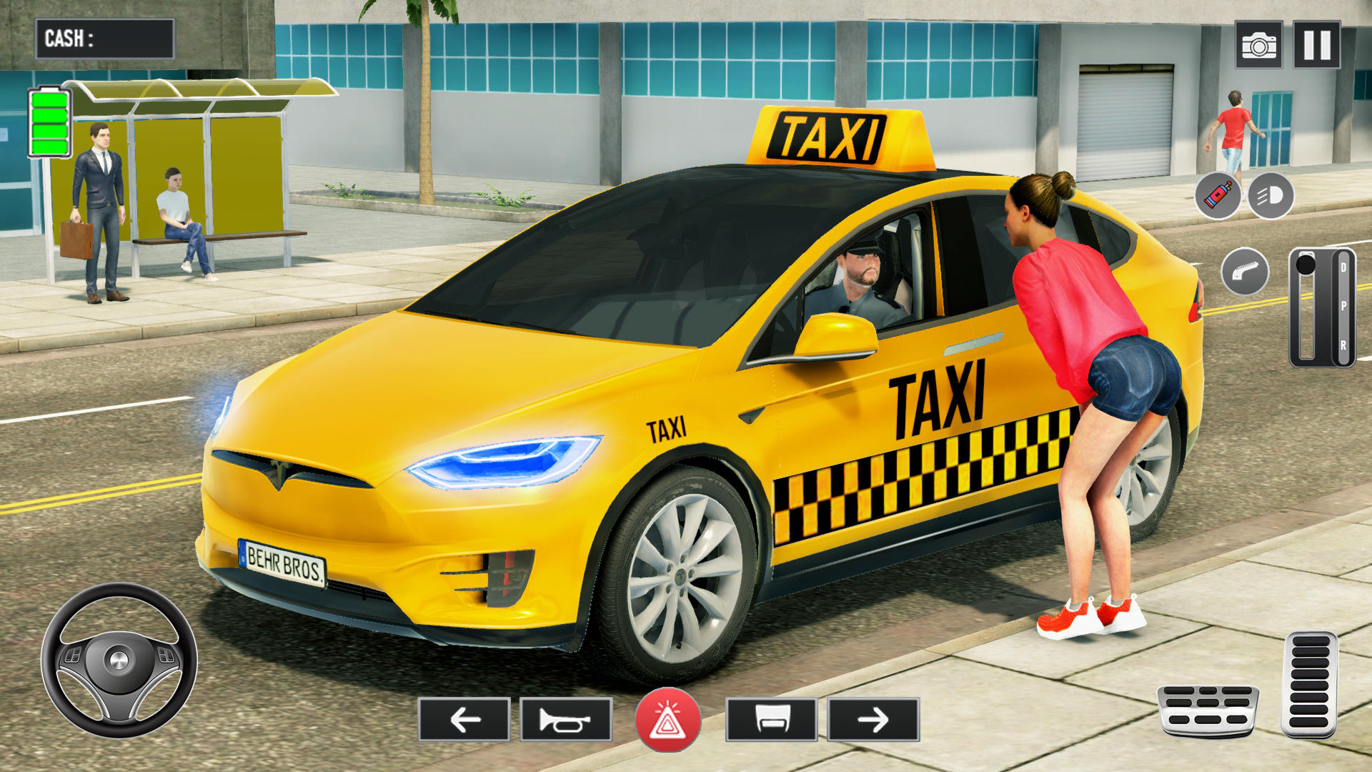 Cuplikan Layar Game Taxi Car Driving Game 3D Drive