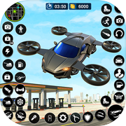 Flying Car Simulator- ကားဂိမ်း