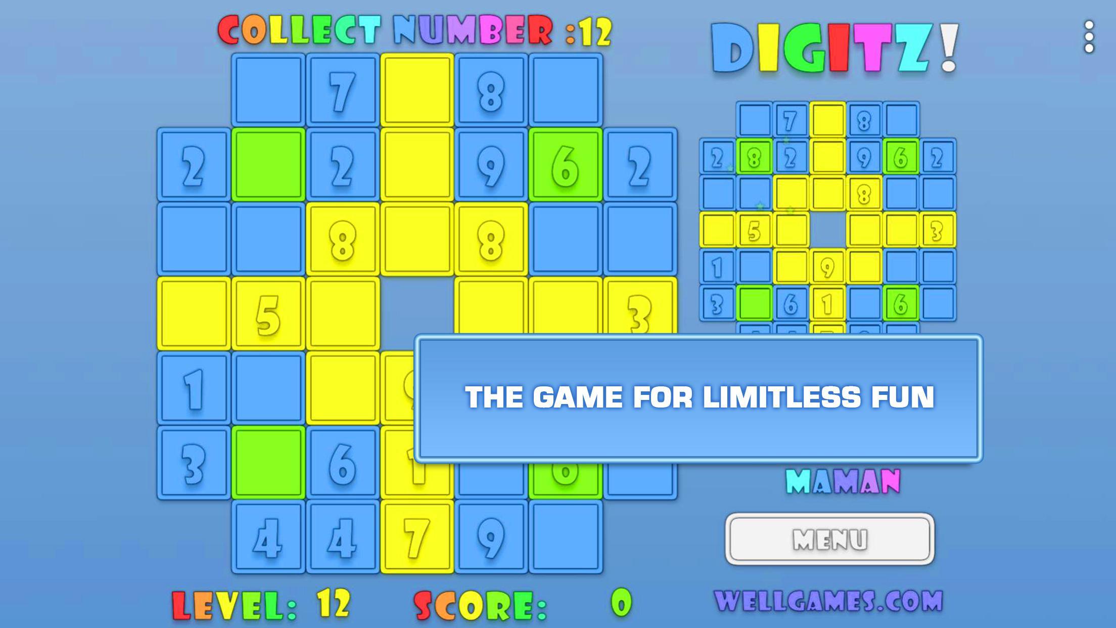 Lines of Digits: Fun Math Game Game Screenshot