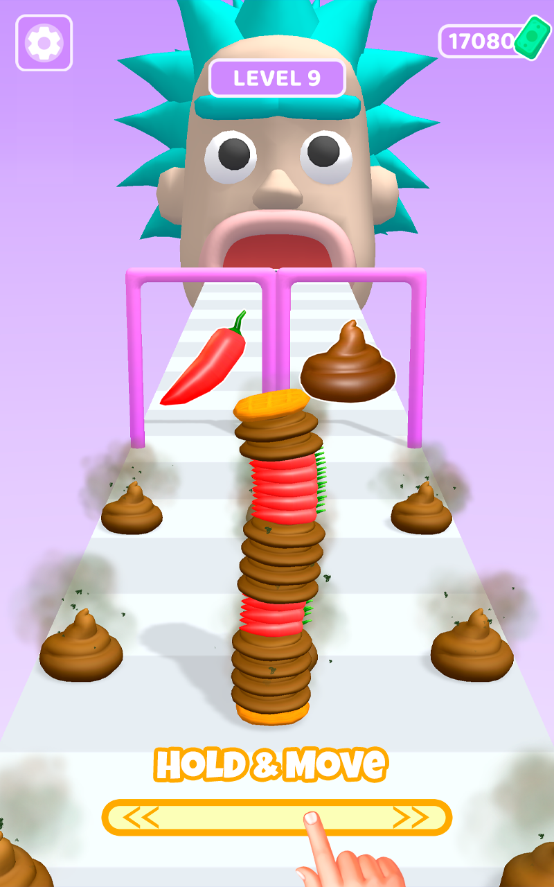 Sandwich Run: Pile Ingredients Game Screenshot